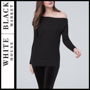NWT WHBM Luxe Cashmere Blend Tunic Sweater